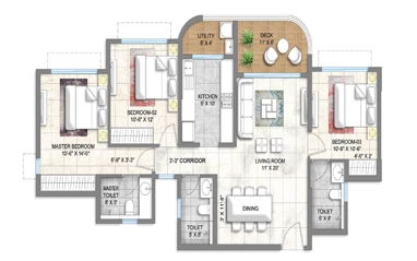 Birla Niyaara ground floor plan